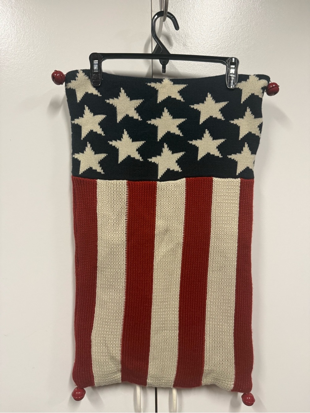 Pottery Barn knit pillow cover - American flag, patriotic, 4th of July